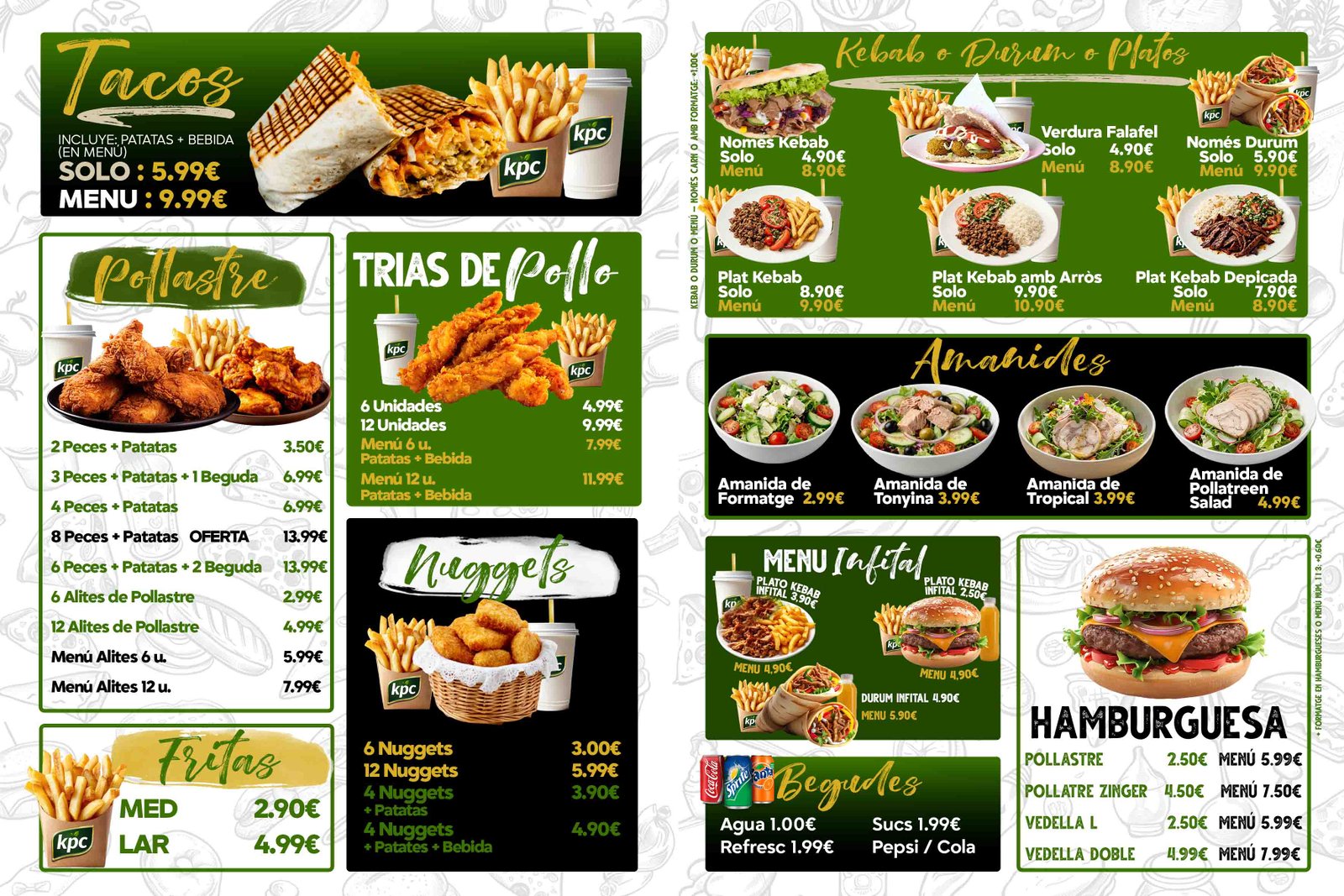 Menu Design KCP