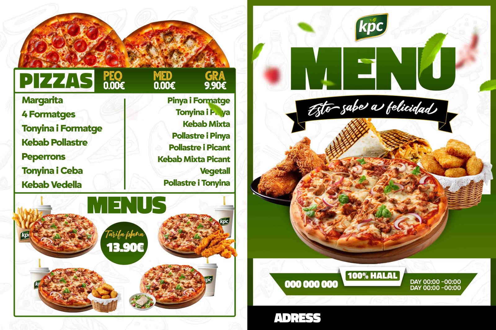 Menu Design KCP