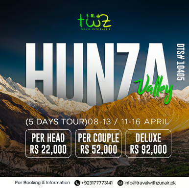 TRAVEL WITH ZUNAIR campaign